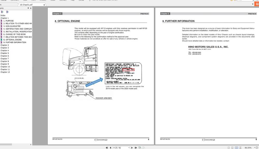 download Hino 500 Series workshop manual