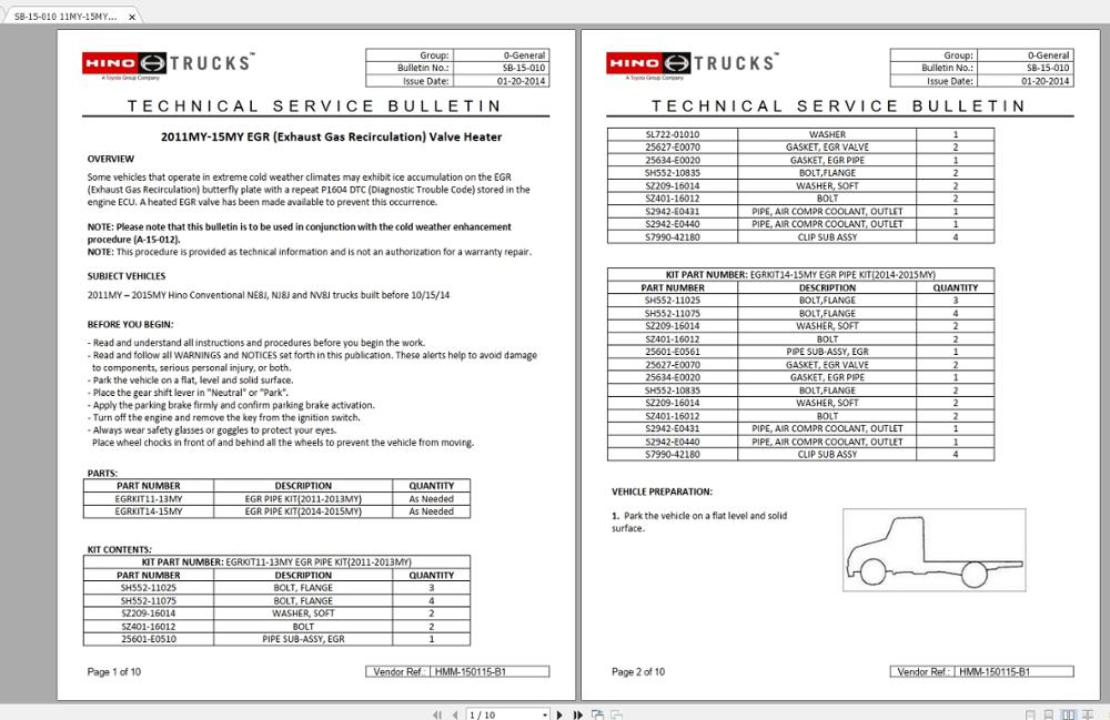 download Hino 500 Series workshop manual