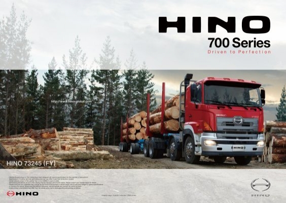 download Hino 700 Series workshop manual