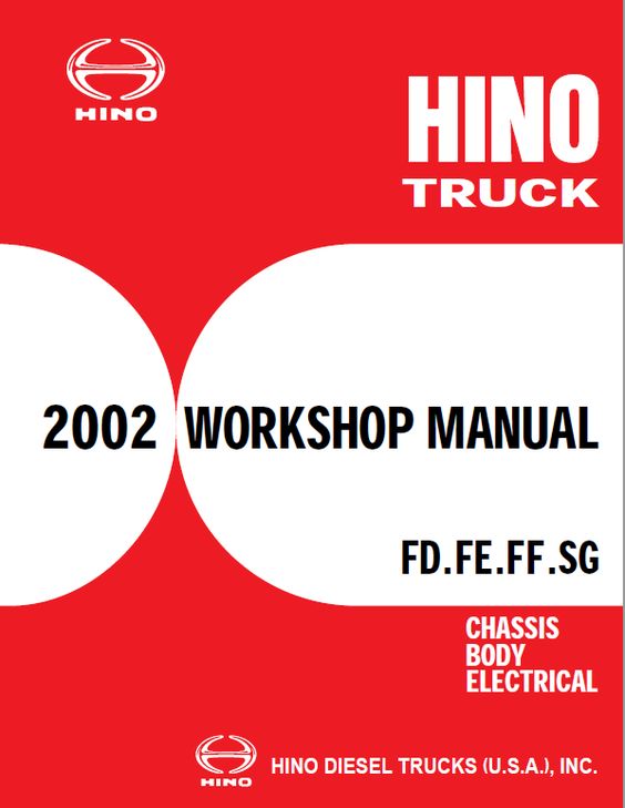 download Hino FD FE FF SG FA FB Series workshop manual