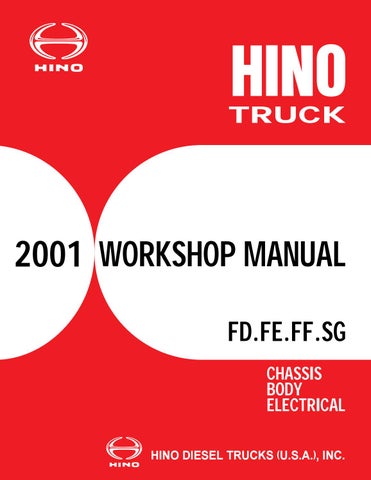 download Hino FD FE FF SG FA FB Series workshop manual