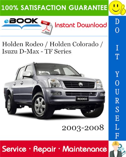 download Holden ColoradoRodeo workshop manual