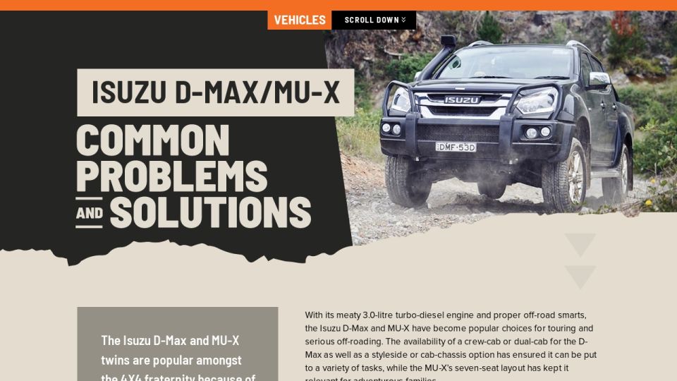 download Isuzu DMax workshop manual