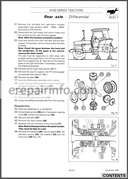 download Massey Ferguson 8100 series tractor workshop manual