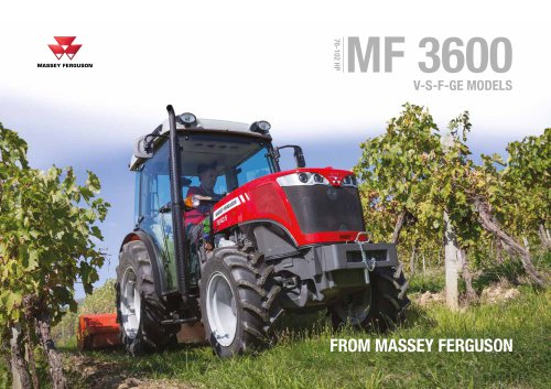 download Massey Ferguson MF3600 series tractor workshop manual