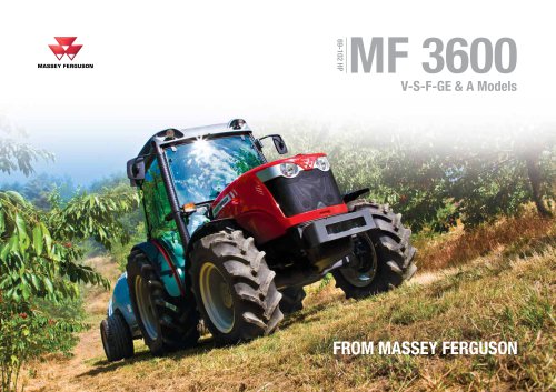 download Massey Ferguson MF3600 series tractor workshop manual