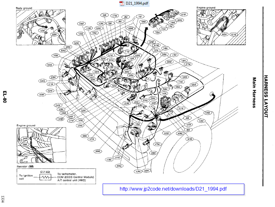 download Nissan VG30E KA24E engine workshop manual