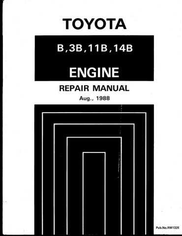 download Toyota B 1 engine workshop manual