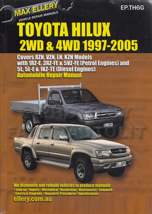 download Toyota Hilux 4WD 2WD workshop manual