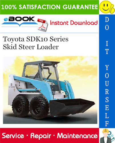 download Toyota Skid Steer Loader SDK10 workshop manual